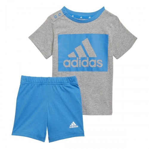 ADIDAS H65822 ΣΕΤ ΜΠΛΟΥΖΑ ΚΑΙ ΣΟΡΤΣ  ΓΚΡΙ-ΜΠΛΕ 